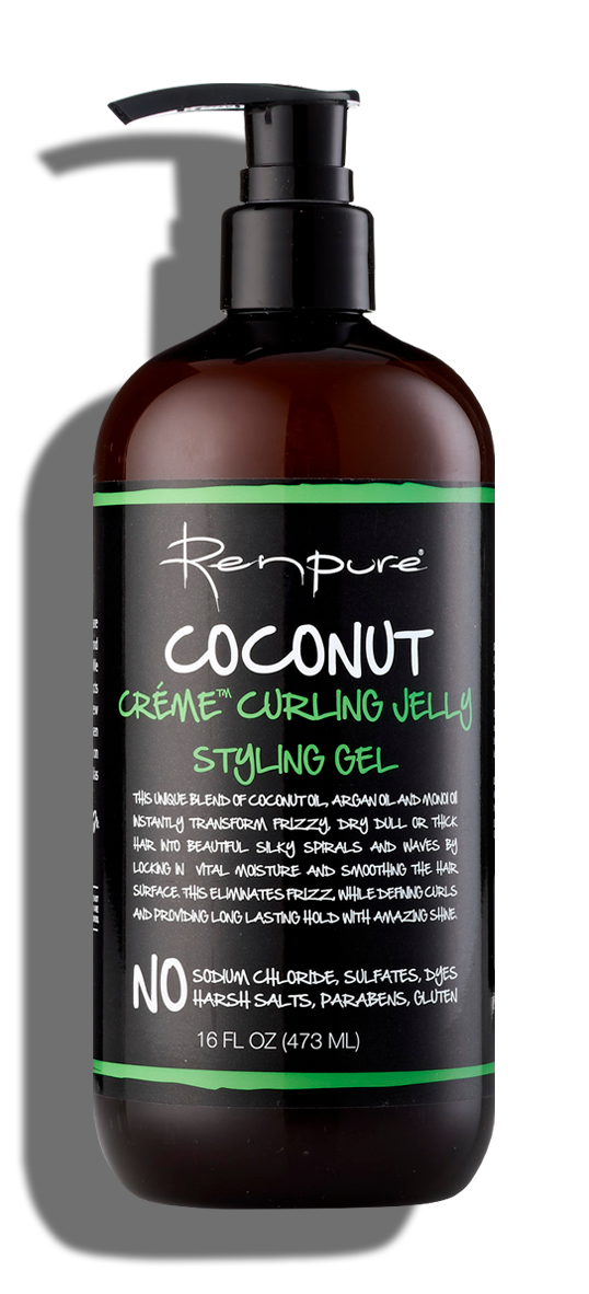 Coconut Creme Curling Jelly Styling Gel Renpure